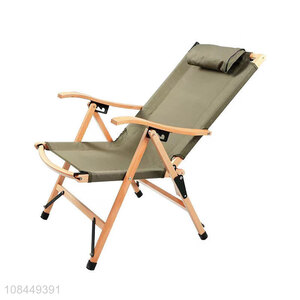 Wholesale beech chair outdoor folding chair for camping