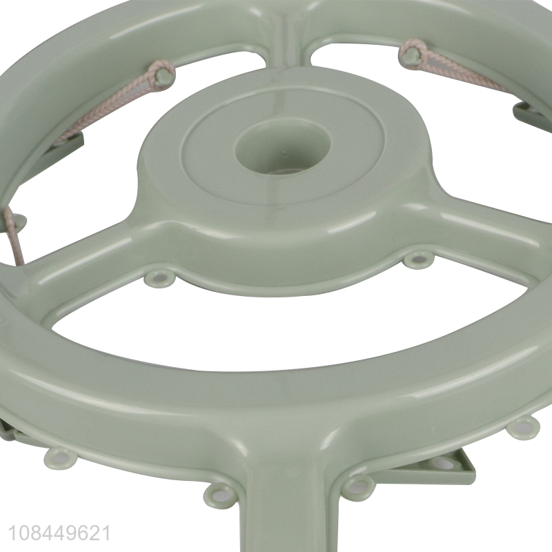 Wholesale household plastic clothes hanger socks hanger with multi clips