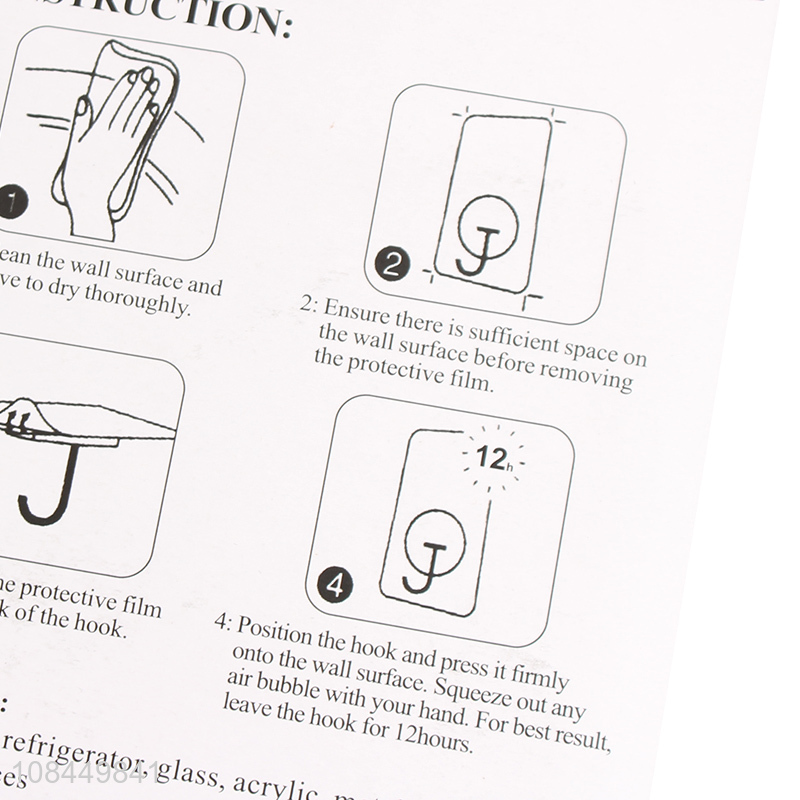 Hot products silver hooks household wall sticky hooks