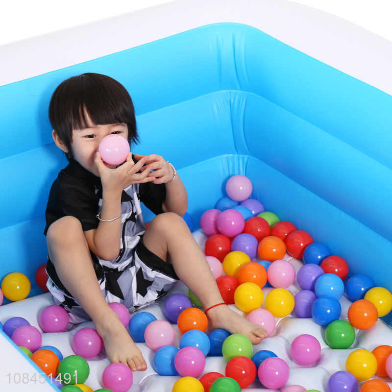 Factory supply home garden inflatable swimming pool for baby kids toddlers