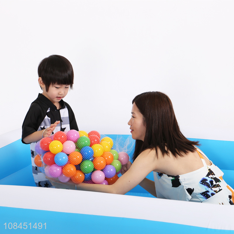 Factory supply home garden inflatable swimming pool for baby kids toddlers