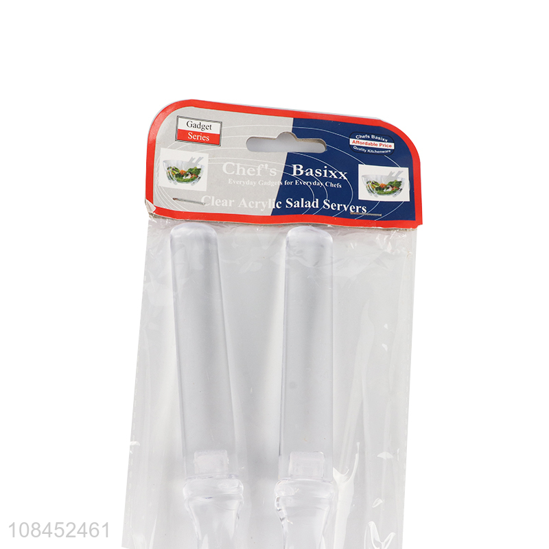 Wholesale flatwaret set plastic salad server set salad spoon & fork set