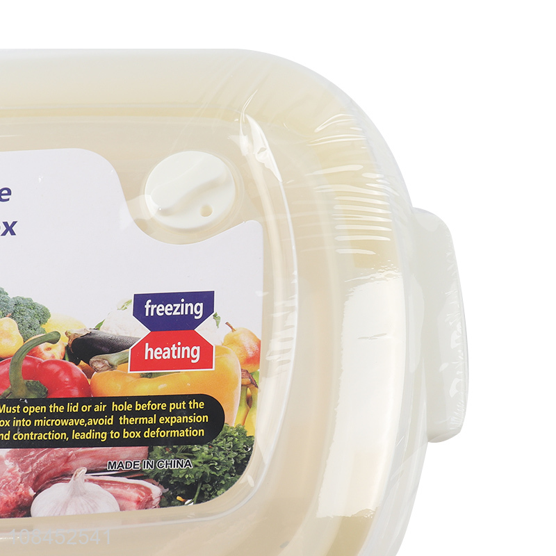 Good quality microwave safe plastic food crispers kitchen food storage boxes
