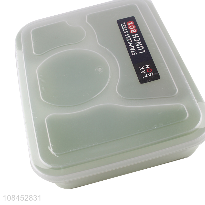 Yiwu wholesale home plastic lunch box kids dinner plate