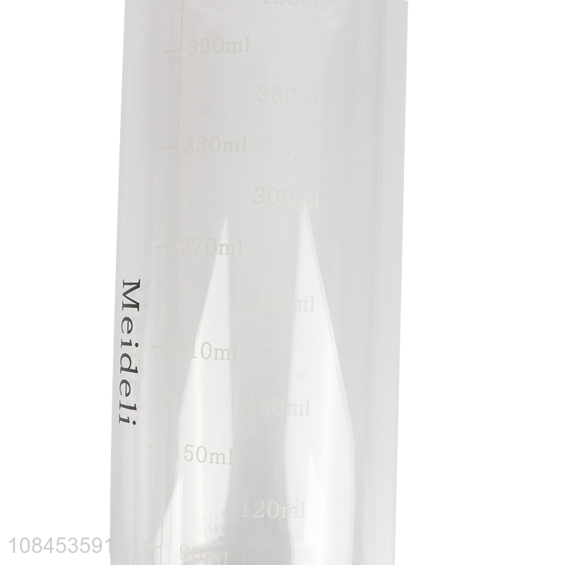 High quality high borosilicate glass olive oil dispenser bottle with scale