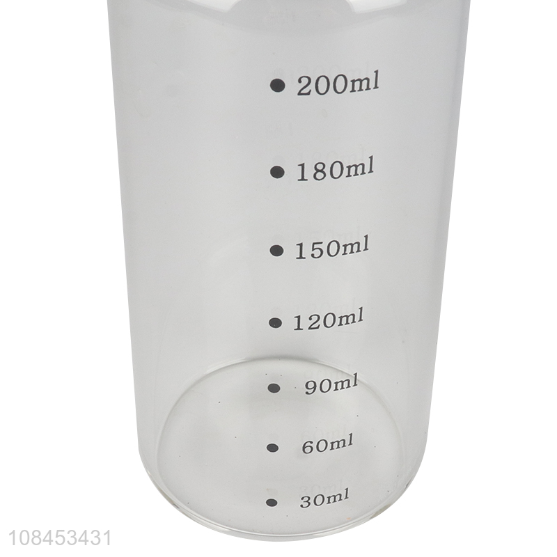 China supplier high borosilicate glass liquid condiment dispenser bottle