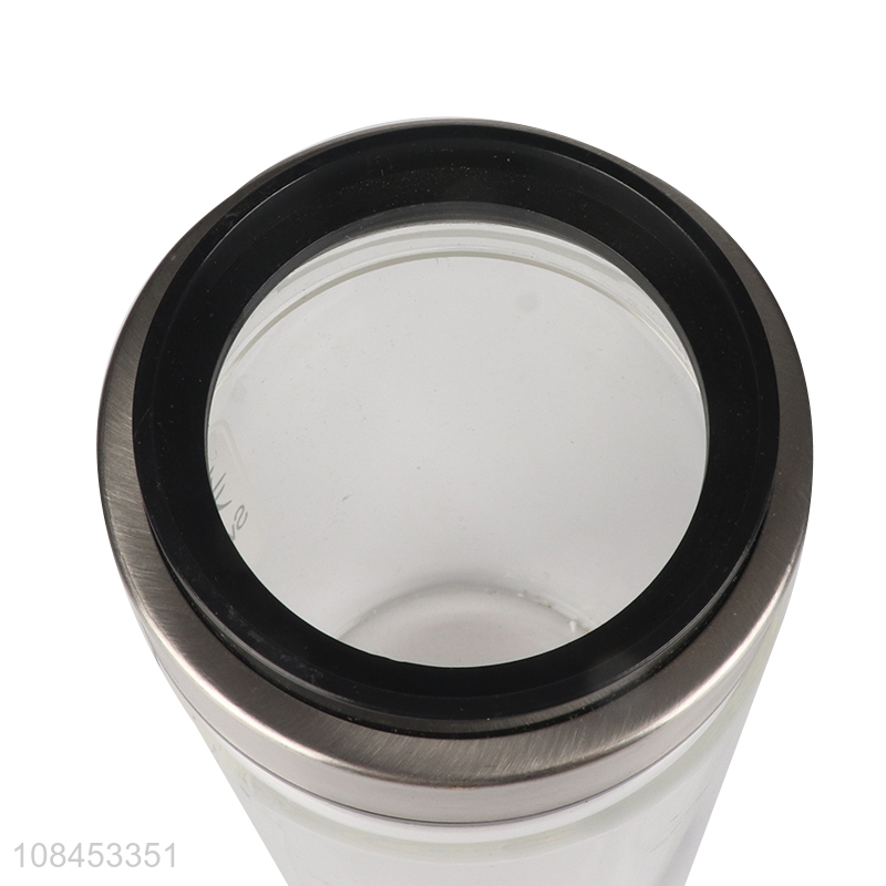 Good quality high borosilicate glass oil and sauce dispenser bottle
