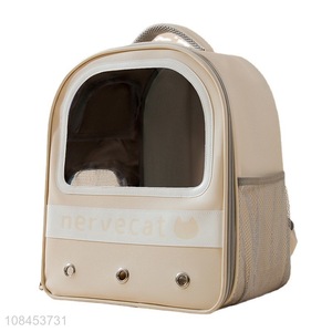 Factory supply pet cat carrier backpack for travel, walking and outdoor use