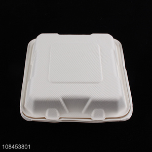 Factory wholesale three-grid disposable meal box take-out box