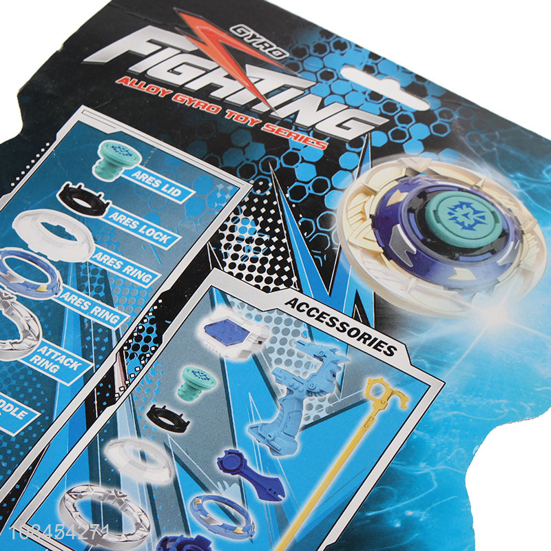 Hot selling alloy battling tops metal gyro sparking spinning top
