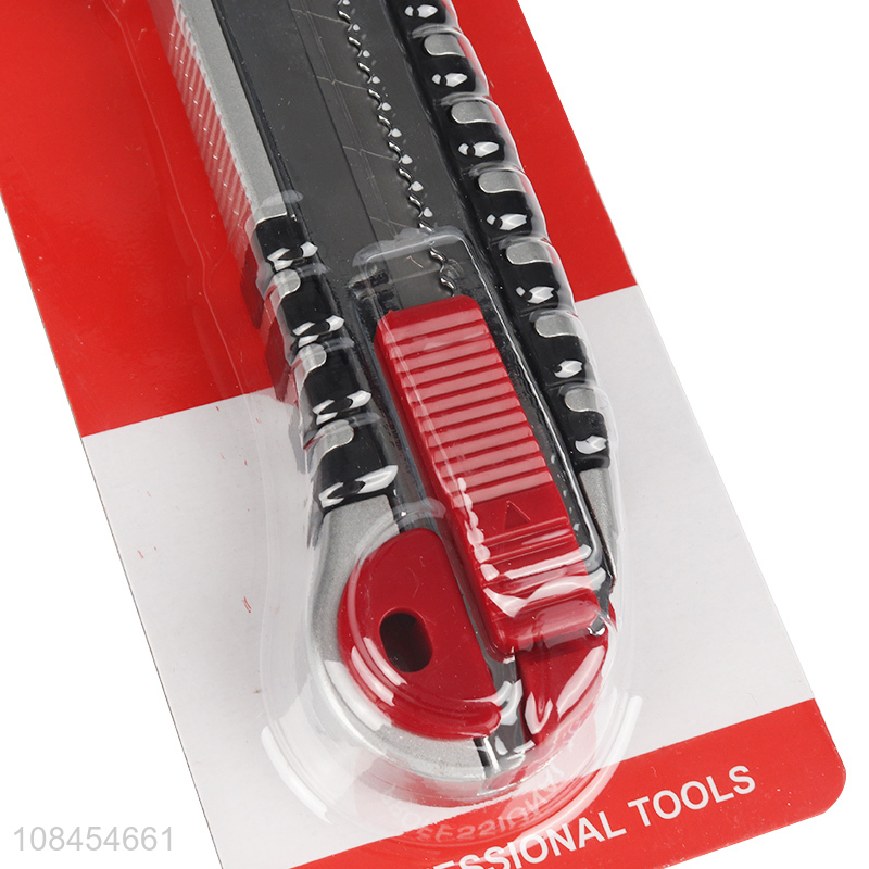 OEM ODM durable stainless steel art knife retractable utility knife