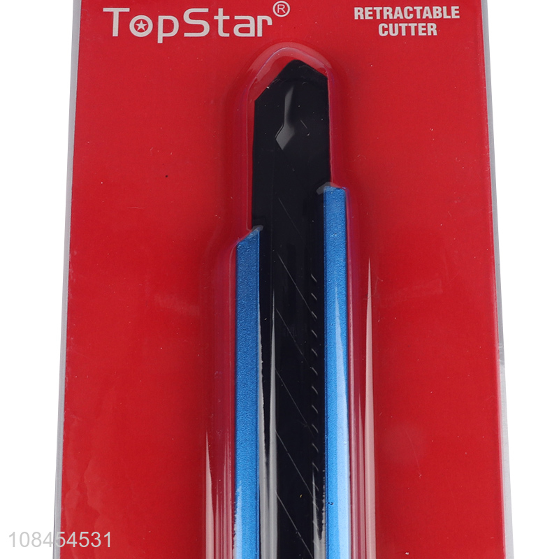 Hot selling retractable paper cutter stainless steel utility knife