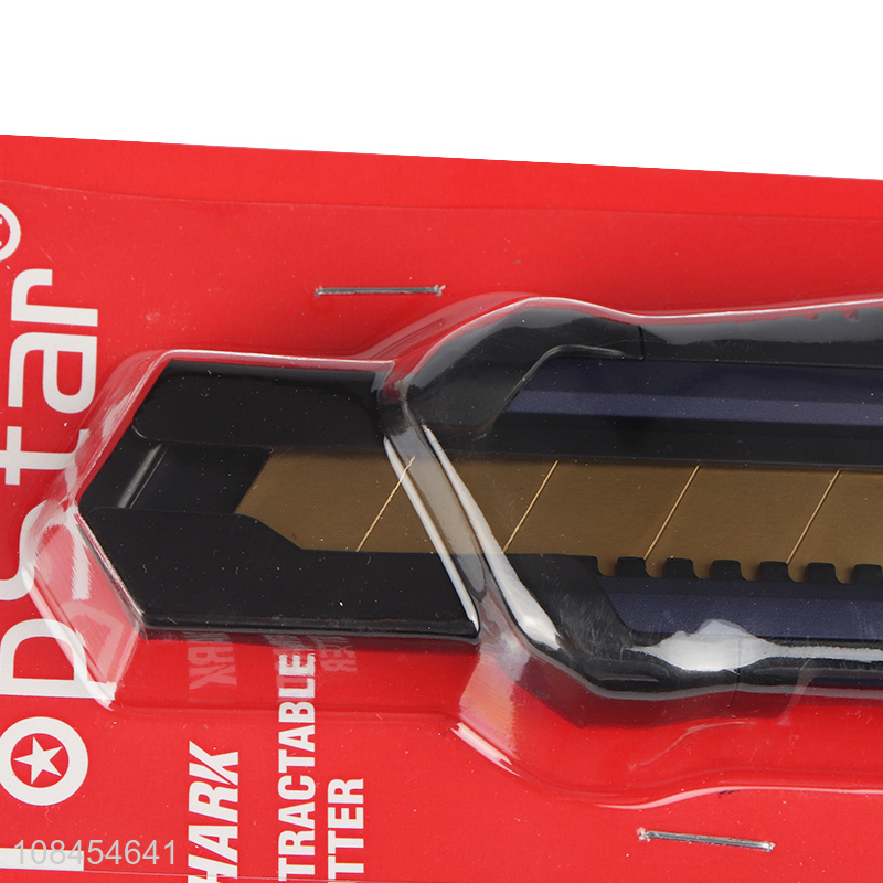 Bottom price retractable paper cutter stainless steel utility knife