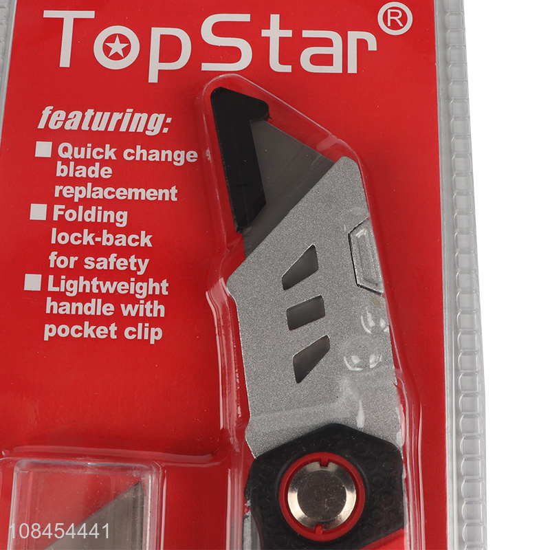 New arrival quick change blades utility knife folding art knife