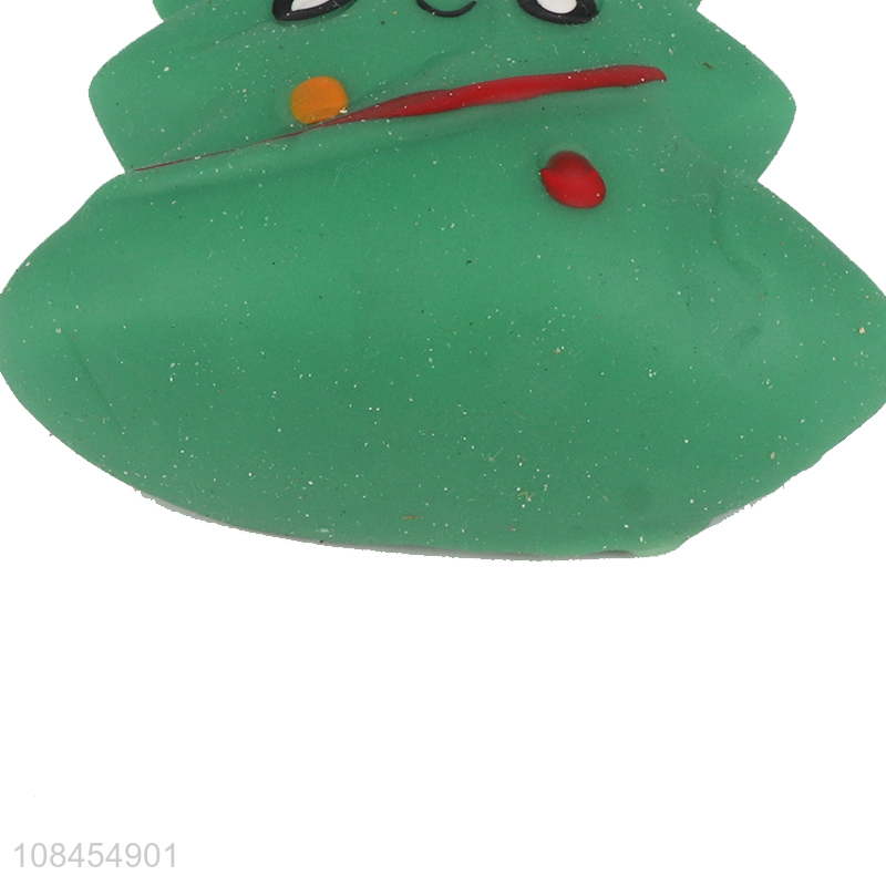 Best selling xmas tree shape tpr squeeze toys vent toys