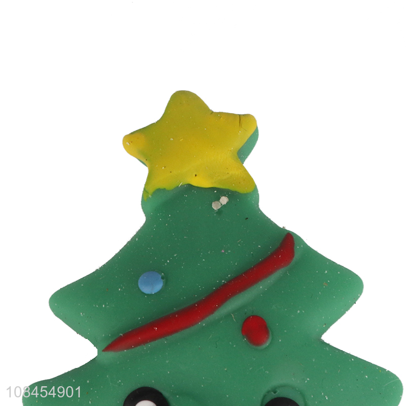Best selling xmas tree shape tpr squeeze toys vent toys