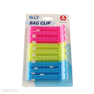 Latest products reusable plastic food sealing bag clips for sale