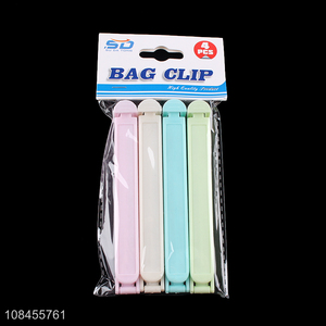 Hot items multicolor plastic food storage sealing bag clips