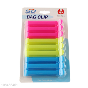Yiwu market 9pieces kitchen storage food bag clips for sale