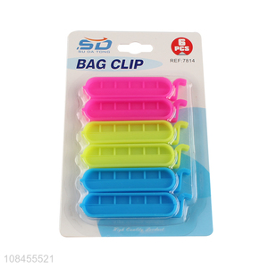 Best price 6pieces plastic food bag clips for storage tools