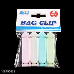 Factory supply plastic food snack sealing bag clips for sale