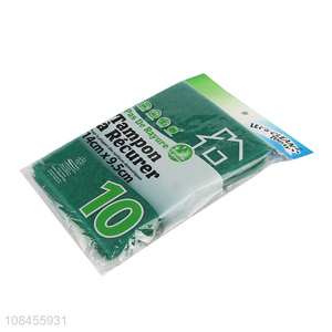 China supplier green scouring pads cleaning cloths