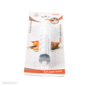 Hot selling eco-friendly plastic meat marinade injector turkey injector