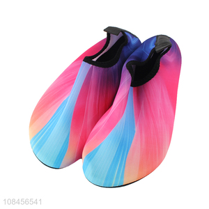 Good quality women water aqua socks barefoot slip-on for beach surfing