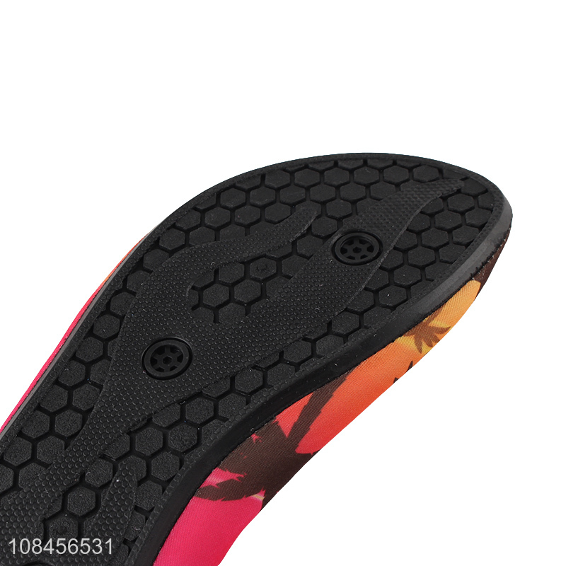 Hot selling outdoor water shoes quick drying aqua shoes for women