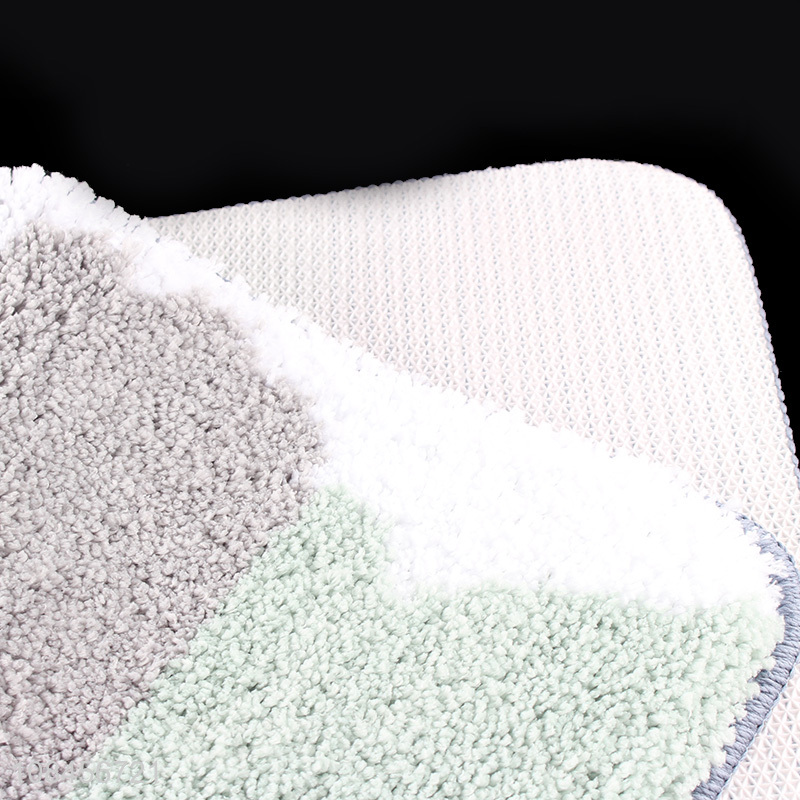 Good quality household polyester door mat floor mat for sale