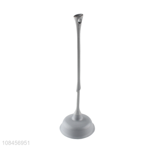 Good selling grey durable toilet plunger for bathroom cleaning