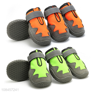 High quality trendy outdoor waterproof skid-proof dog shoes pet products