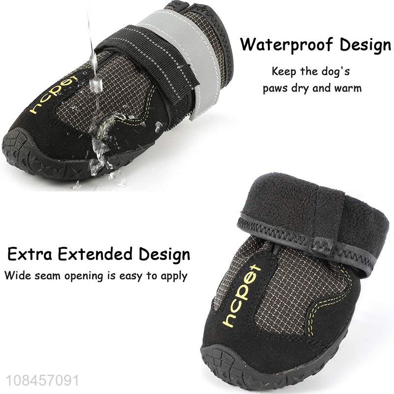 OEM ODM dog shoes outdoor waterproof anti-slip dog shoes wholesale