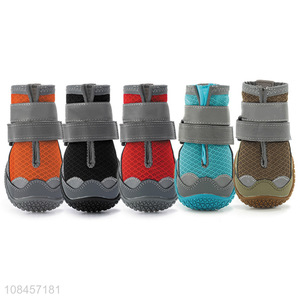 China imports all seasons breathable skidproof dog shoes for all dogs
