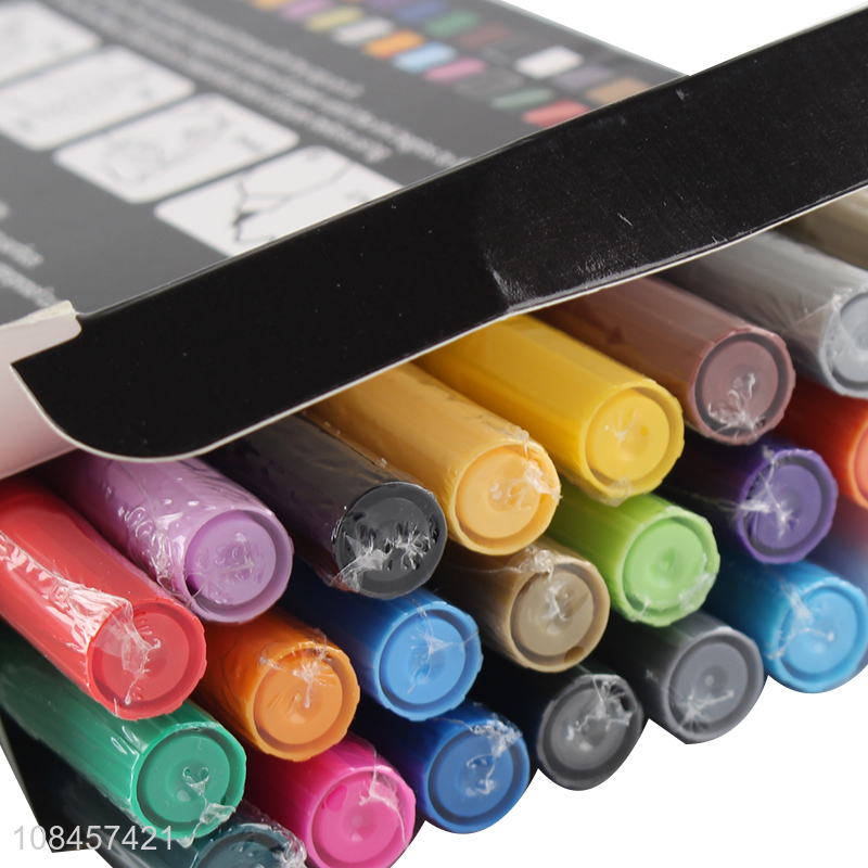 New products 24 color non-toxic acrylic paint marker