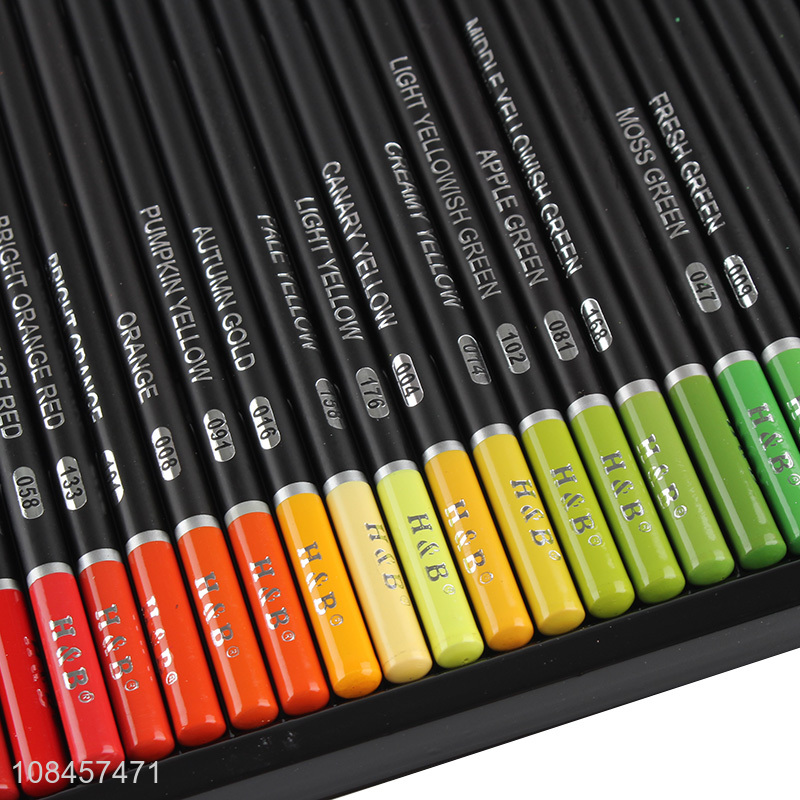 Yiwu supplier 180 color oily pencils students painting set
