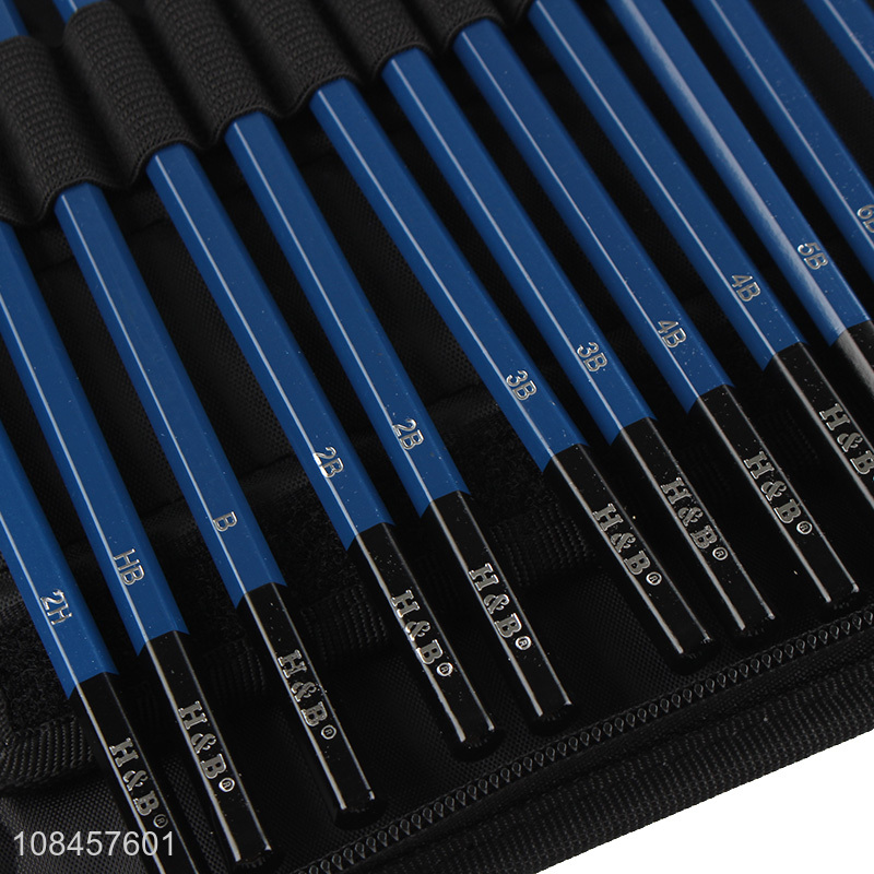 Factory direct sale wooden sketch pencils paintings set
