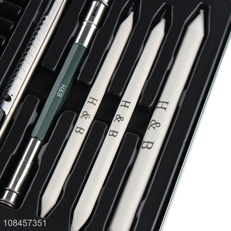High quality portable boxed art sketch set for students