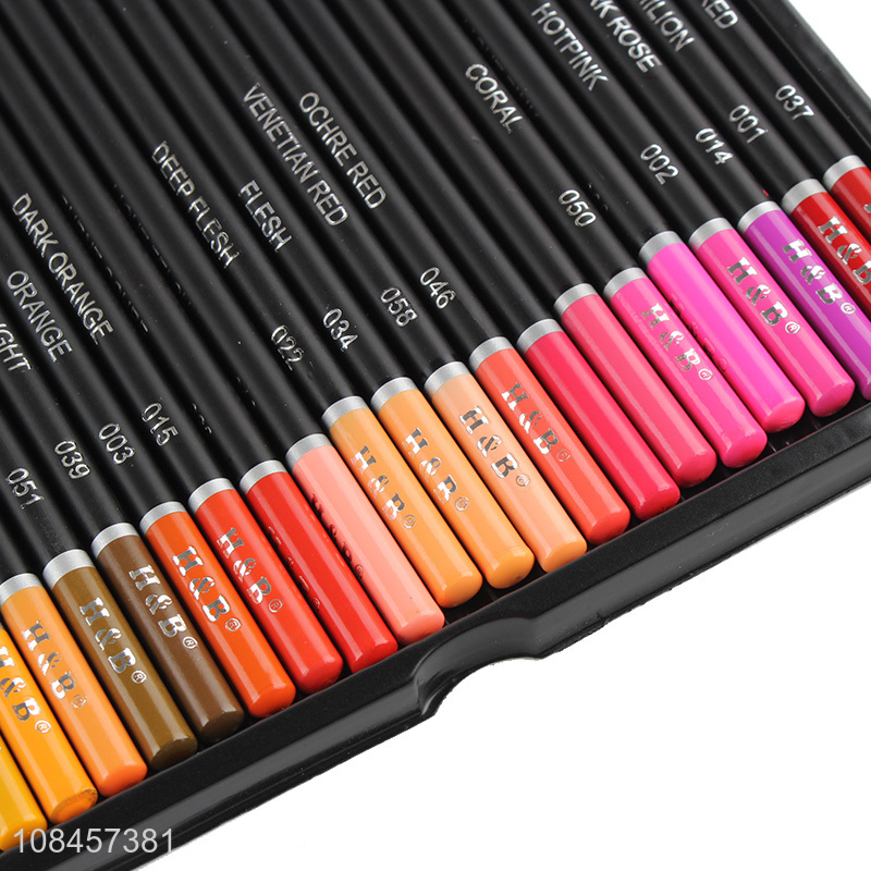 Factory price oil colored pencil set for sketch drawing