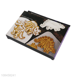 Hot selling dinosaur shaped cookies mould animal shaped biscuits molds