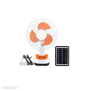 China wholesale home use mini solar energy table fan
