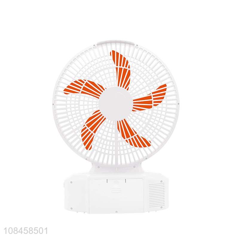 Hot selling rechargeable solar energy mini table fan wholesale
