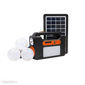 Factory price mini solar lighting system with solar panel