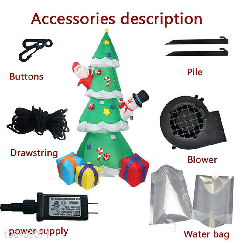 Latest products indoor outdoor inflatable xmas tree toys for sale