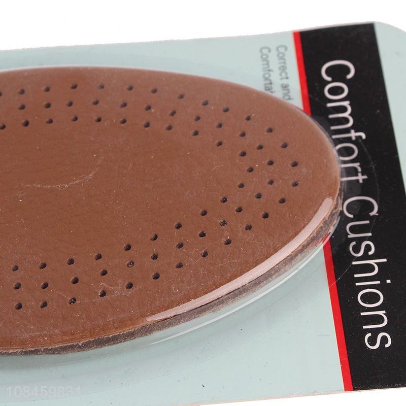 Wholesale forefoot shoe insoles latex cowhide foot cushion for high heels