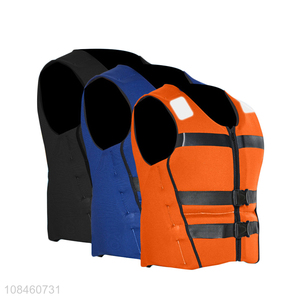 Wholesale safety quick-drying adult life jacket for swimming surfing
