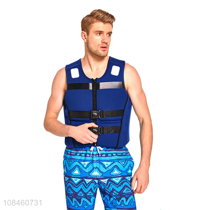 Wholesale safety quick-drying adult life jacket for swimming surfing