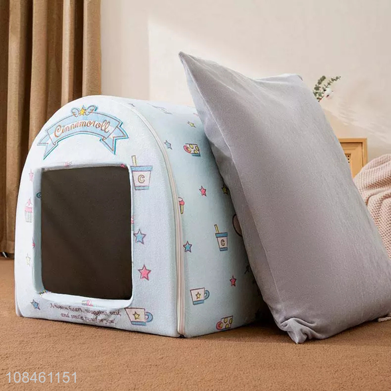 Good quality winter warm large space dog cat house with non-slip bottom