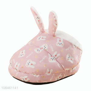 Wholesale cute slipper shaped cat house cat cave bed for indoor cats