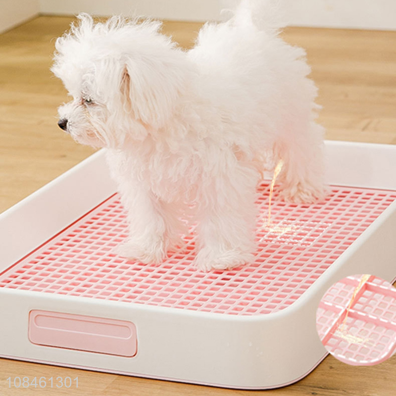 High quality dog training indoor dog potty tray dog toliet easy to clean